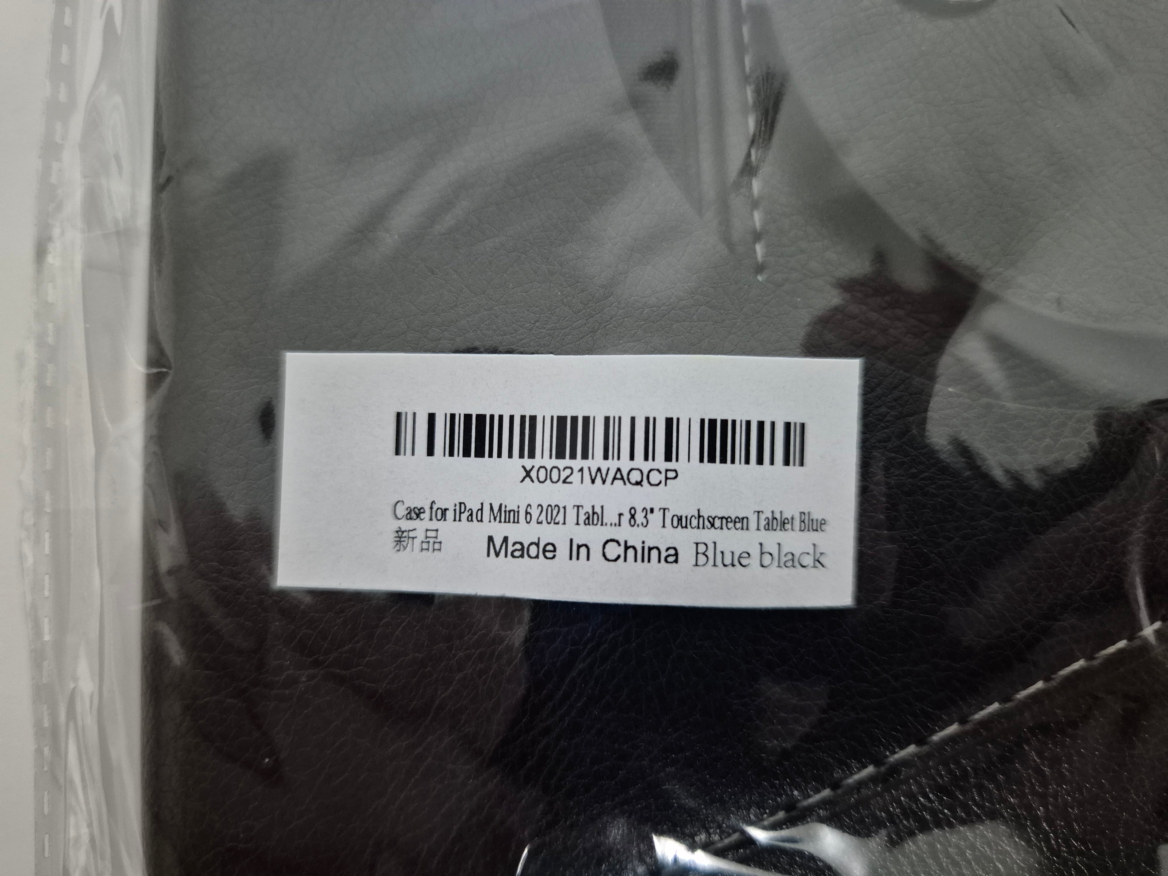 Case for iPad Mini 6 (2021) 8.3" Case with 360° Rotating Stand | Shock-Absorption & Auto Sleep/Wake | Blue Black