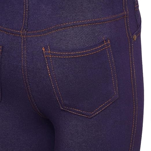 Casualking 2-pack girls' cotton leggings in black and navy, size 7/8 years, soft, stretchy, warm, and comfortable for kids.