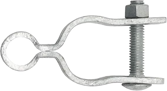 Heavy Duty Chain Link Gate Hinge Set (6PCS) - No Welding Needed! For 1-3/8" Pipe | Barn & Farm Ready - Zeta Store