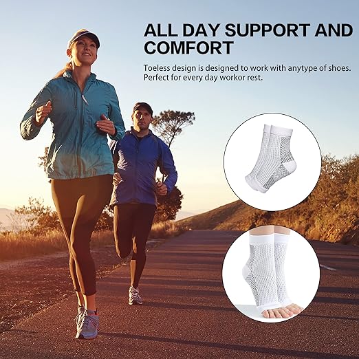 Neuropathy Relief Socks 4-Pack | Compression Socks for Foot Pain, Plantar Fasciitis & Ankle Support for Men & Women - Zeta Store