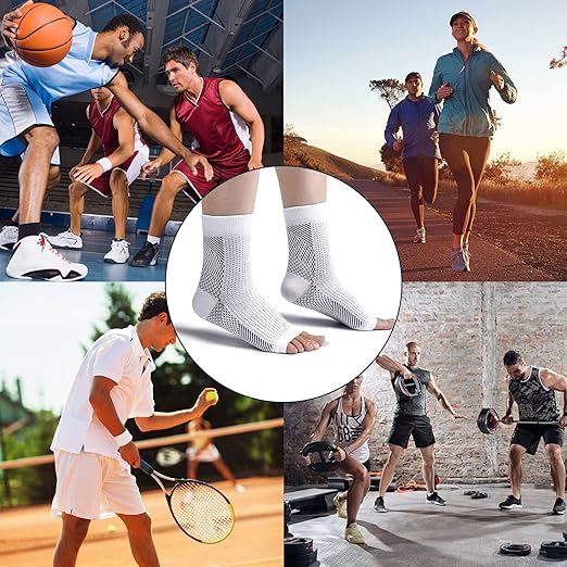 Neuropathy Relief Socks 4-Pack | Compression Socks for Foot Pain, Plantar Fasciitis & Ankle Support for Men & Women - Zeta Store