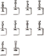 Tiger Clamp 10-Piece C-Clamp Set | 30mm Wide Jaw Opening | Industrial Strength for Woodworking, Welding & DIY | Brand New Stock!