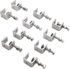 Tiger Clamp 10-Piece C-Clamp Set | 30mm Wide Jaw Opening | Industrial Strength for Woodworking, Welding & DIY | Brand New Stock!
