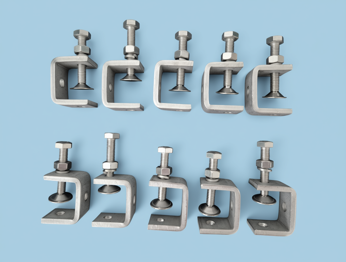 Tiger Clamp 10-Piece C-Clamp Set | 30mm Wide Jaw Opening | Industrial Strength for Woodworking, Welding & DIY | Brand New Stock!