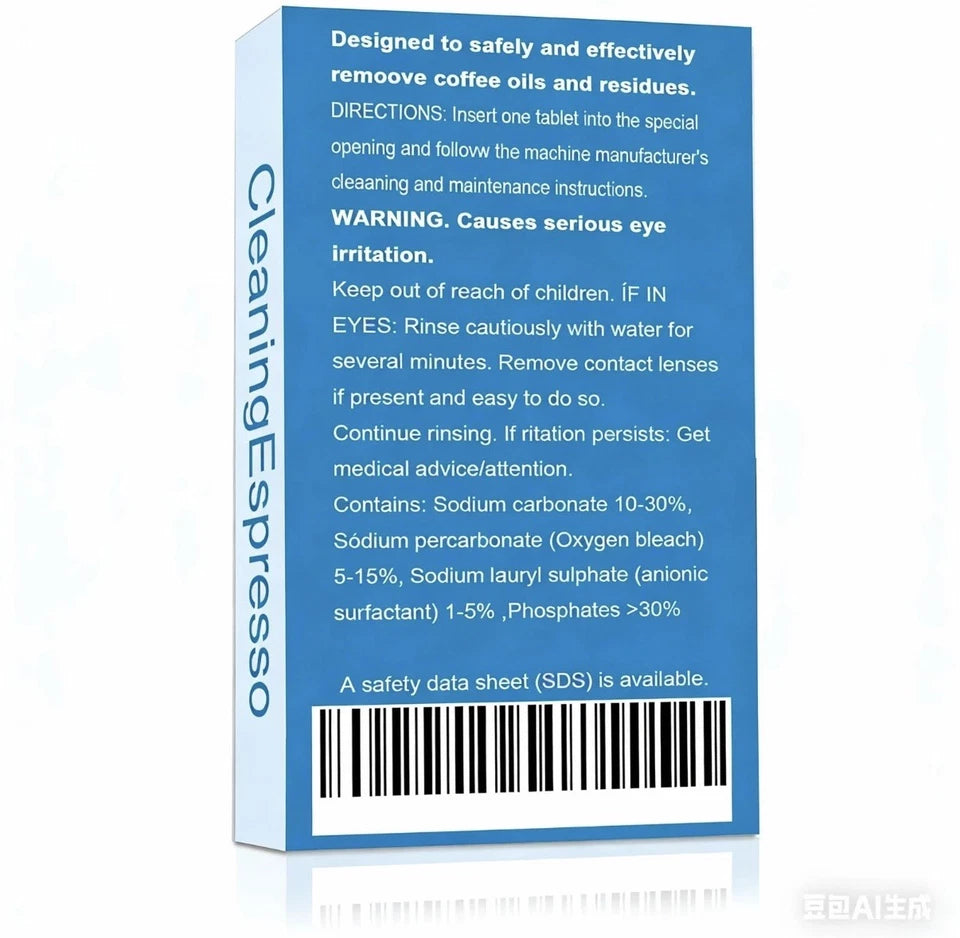 CleanEspresso Espresso Machine Cleaning Tablets 15 Pack - Coffee Machine Cleaner for Sage Breville Nespresso DeLonghi - Removes Coffee Oil Residue