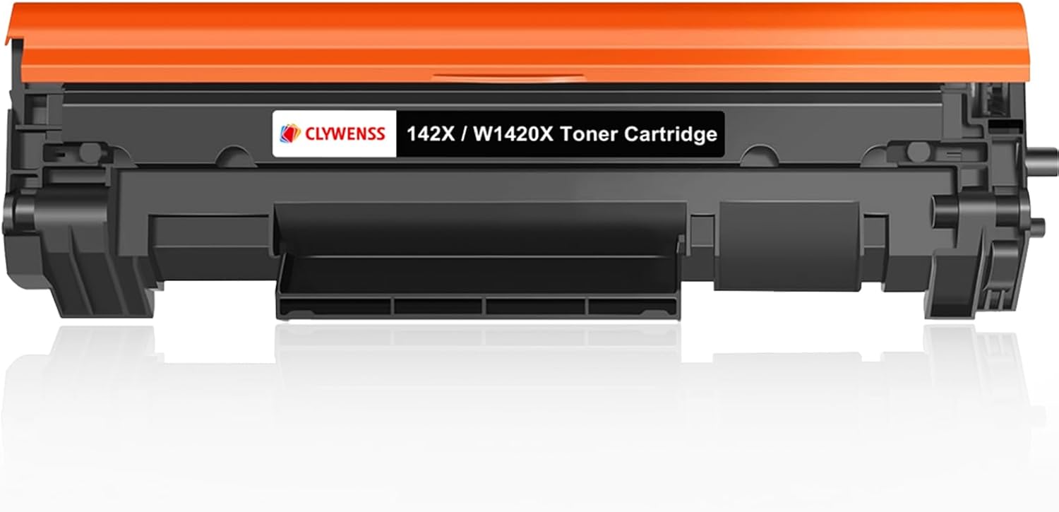 Clywenss 142X/142A Toner Cartridge (with Chip) | Compatible with HP LaserJet M110 M110w M139 M140 M140w | High-Yield Black Toner | Reliable & Affordable | PACK OF 1
