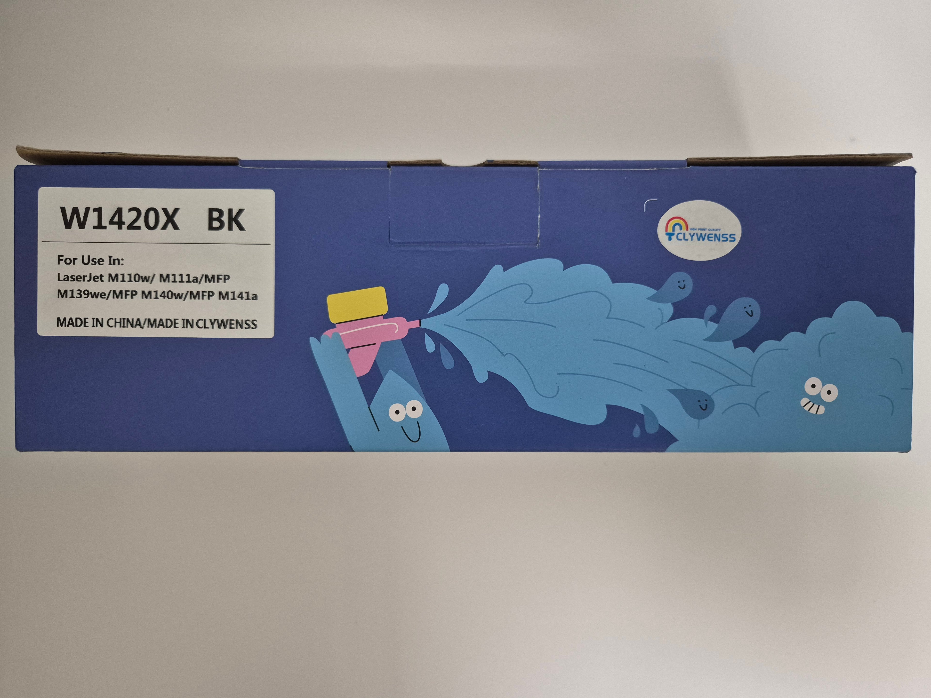 Clywenss 142X/142A Toner Cartridge (with Chip) | Compatible with HP LaserJet M110 M110w M139 M140 M140w | High-Yield Black Toner | Reliable & Affordable | PACK OF 1