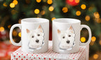 Winston & Bear Ceramic Coffee Mug | 11oz | West Highland Terrier Design on Both Sides | Microwave & Dishwasher Safe | Perfect Gift for Dog Lovers