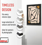 DEHA Boston Silver Aluminium Photo Frame 10x15cm (4x6") with Synthetic Glass - Zeta Store