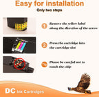 D&C 5XL High-Yield Ink Cartridge Multi-Pack - Total 5 Black - Compatible with Epson XP-2100 XP-4105 WF-2850 & More! - Zeta Store