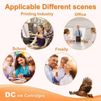 D&C 5XL High-Yield Ink Cartridge Multi-Pack - Total 5 Black - Compatible with Epson XP-2100 XP-4105 WF-2850 & More! - Zeta Store