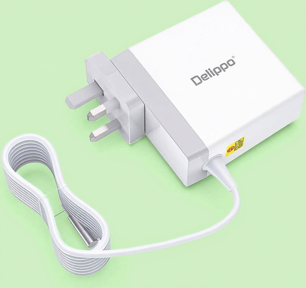 Delippo 60W MagSafe L-Tip Charger for MacBook Pro - 16.5V 3.65A Replacement Power Adapter - Real Bargain!