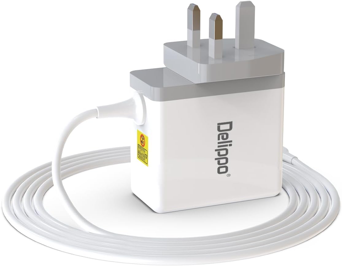 Delippo 60W MagSafe L-Tip Charger for MacBook Pro - 16.5V 3.65A Replacement Power Adapter - Real Bargain!