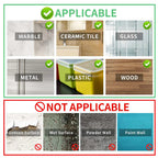 Jiaweixiang Heavy Duty Double Sided Tape | Strong Clear Mounting Strips | Reusable & Removable Wall Tape for Pictures, Posters, Hooks | 0.07" Thick Upgrade | Brand New in Barn