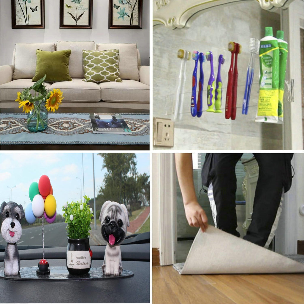 Jiaweixiang Heavy Duty Double Sided Tape | Strong Clear Mounting Strips | Reusable & Removable Wall Tape for Pictures, Posters, Hooks | 0.07" Thick Upgrade | Brand New in Barn