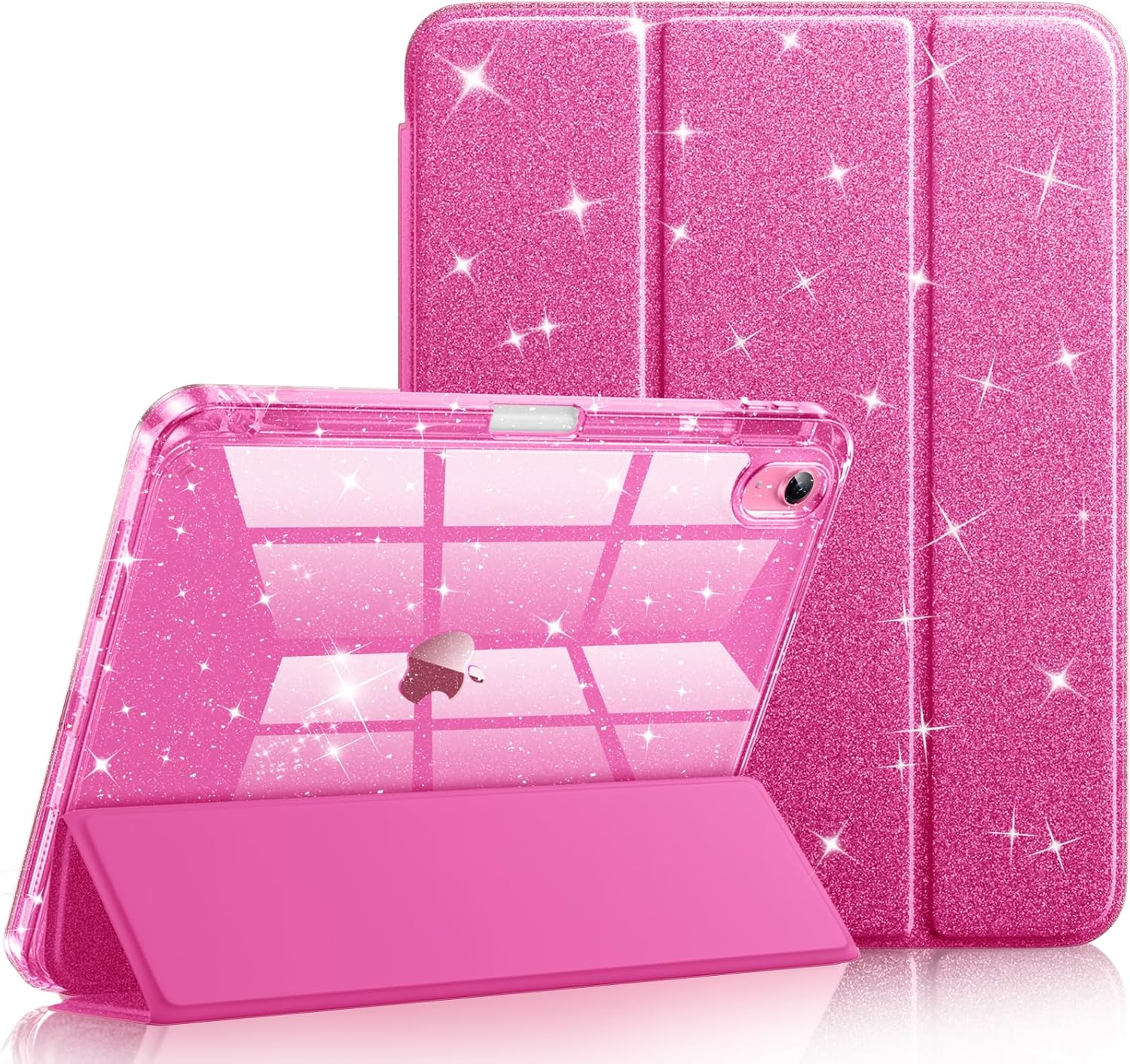 Sparkle Glitter iPad Case with Pencil Holder & Full Protection – 11th/10th Gen