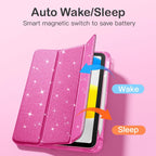 Sparkle Glitter iPad Case with Pencil Holder & Full Protection – 11th/10th Gen