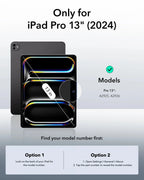 ESR Classic Hybrid Case for iPad Pro 13" (2024) - Clear Protection Bundle - Zeta Store