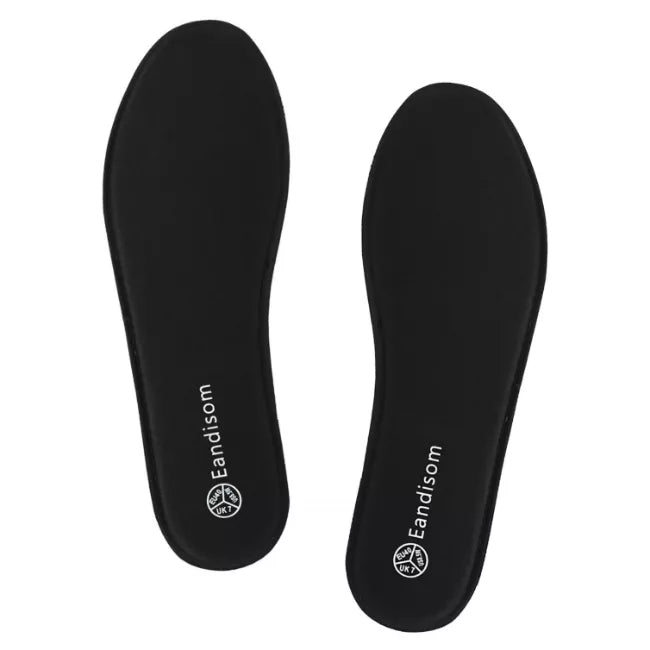 Eandisom Memory Foam Insoles UK 5 - Soft Comfort Cushioned Shoe Inserts for Women - Breathable Replacement Insoles for Running Shoes, Sneakers, Trainers, Work Shoes & Boots