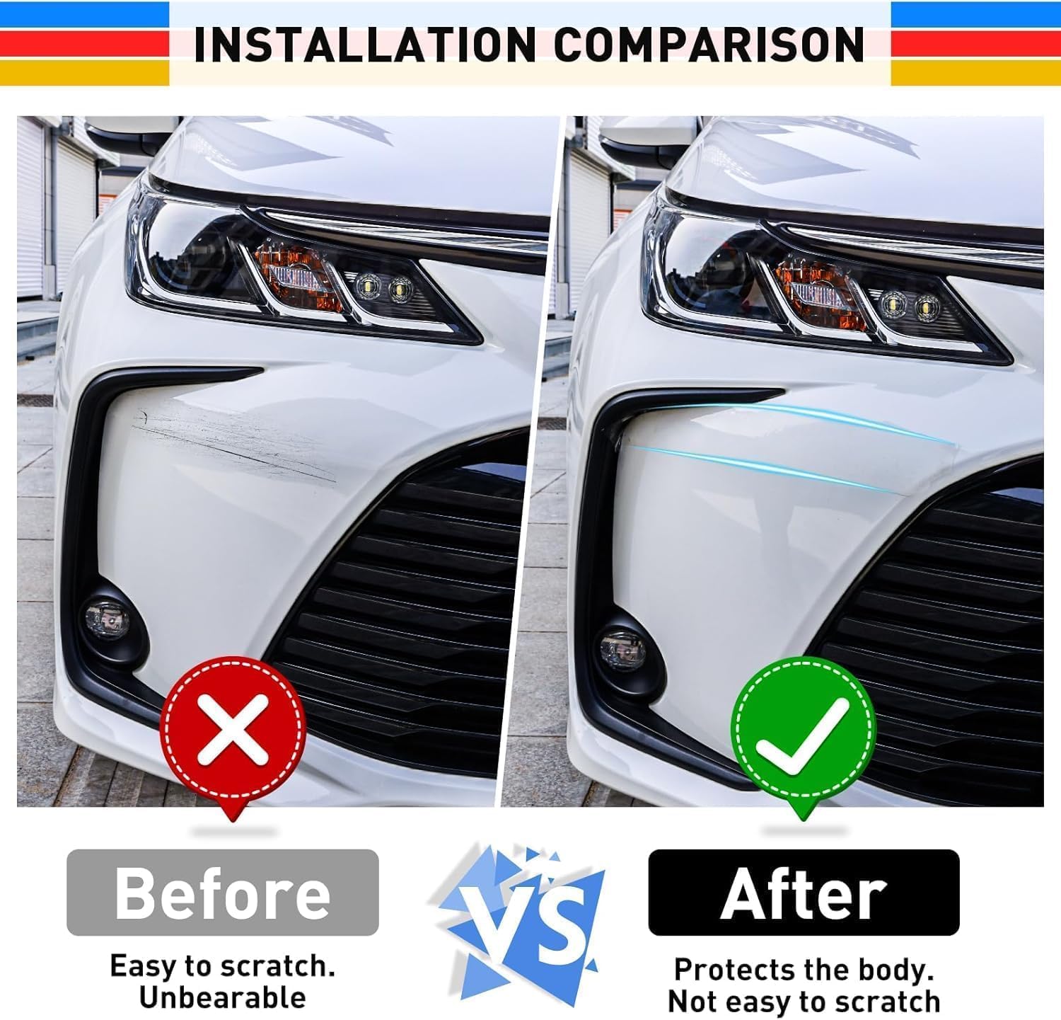 Einesin Car Door Edge Protector Film - 5cm X 10m Clear Invisible Ppf Tape - Anti-scratch Waterproof Door Sill & Bumper Guard