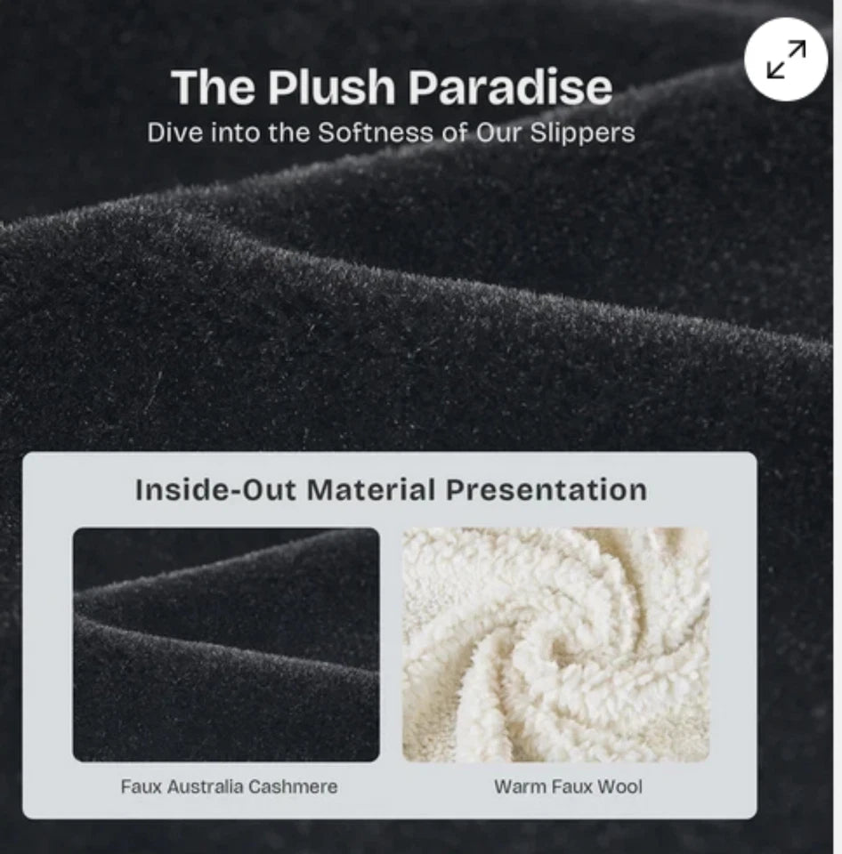 EverFoams - NEW BARN STEAL!  Women’s Ultra-Plush Memory Foam Slippers – Faux Shearling & Non-Slip - Zeta Store