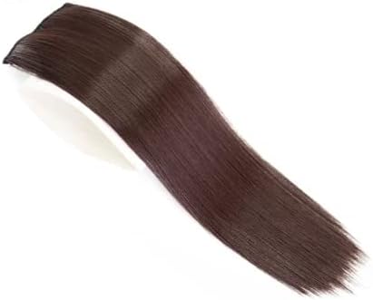 Sjzdylxy 2-Pack 10cm Straight Clip-In Hair Volume Pads - Invisible Fluffy Hair Topper Extensions for Thinning Hair Women | Short Hair Pieces with Anti-Slip Clips