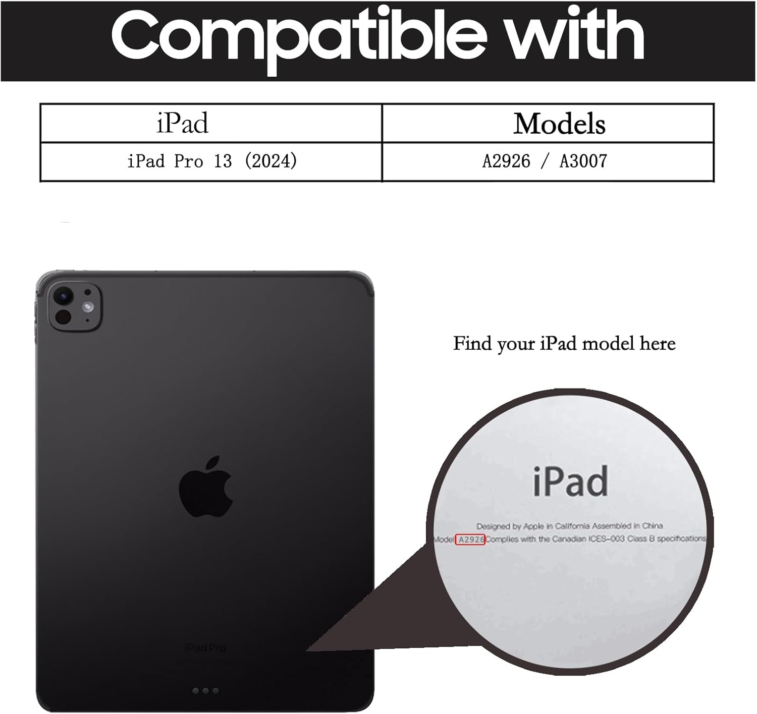 FANSONG Case for iPad Pro 13 inch 2024 M4 (7th Gen) | Slim Trifold Stand & Magnetic Cover | Apple Pencil Charging Holder | 🆕 Brand New & A Real Bargain! 🚨