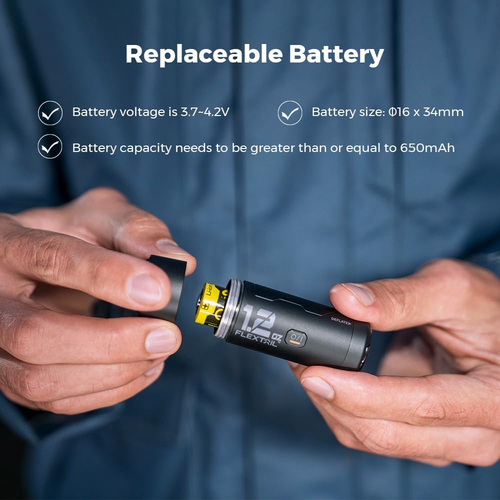 FLEXTAIL Zero Pump: World's Lightest 2-in-1 Electric Air Pump | 1.2oz | Fast 180L/min Inflation