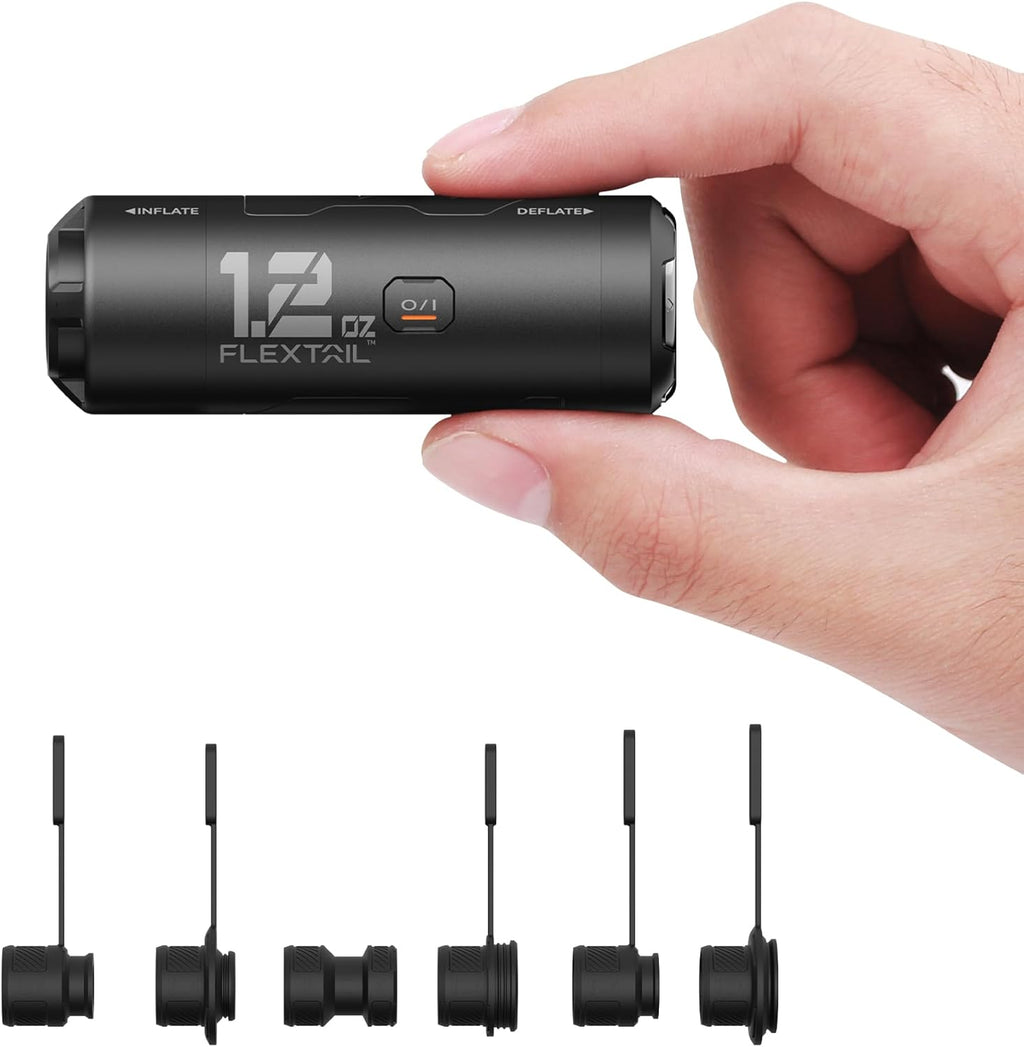FLEXTAIL Zero Pump: World's Lightest 2-in-1 Electric Air Pump | 1.2oz | Fast 180L/min Inflation