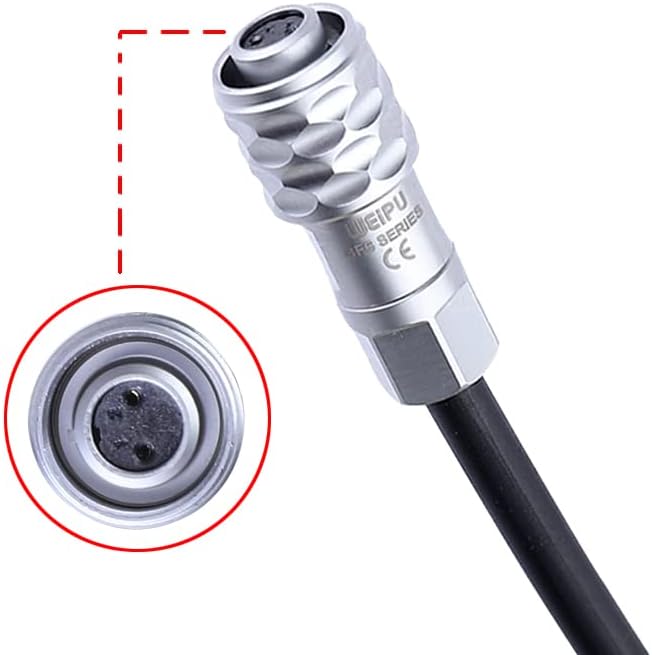 FOMITO D-Tap to Weipu 2-Pin Coiled Power Cable for BMPCC 4K/6K – Flexible & Reinforced - Zeta Store