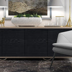 Fantasnigh Black Wood Furniture Stickers - Self-Adhesive Vinyl Paper, Peel & Stick Wallpaper for Kitchen Countertop, Wardrobe, Shelf Liner - 30cm x 200cm - Zeta Store