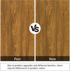 Fantasnigh Brown Wood Oak Effect Vinyl - Premium Self-Adhesive Film, Peel & Stick Waterproof Wallpaper for Furniture & Walls (40cm x 600cm) - Zeta Store