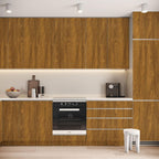 Fantasnigh Brown Wood Oak Effect Vinyl - Premium Self-Adhesive Film, Peel & Stick Waterproof Wallpaper for Furniture & Walls (40cm x 600cm) - Zeta Store