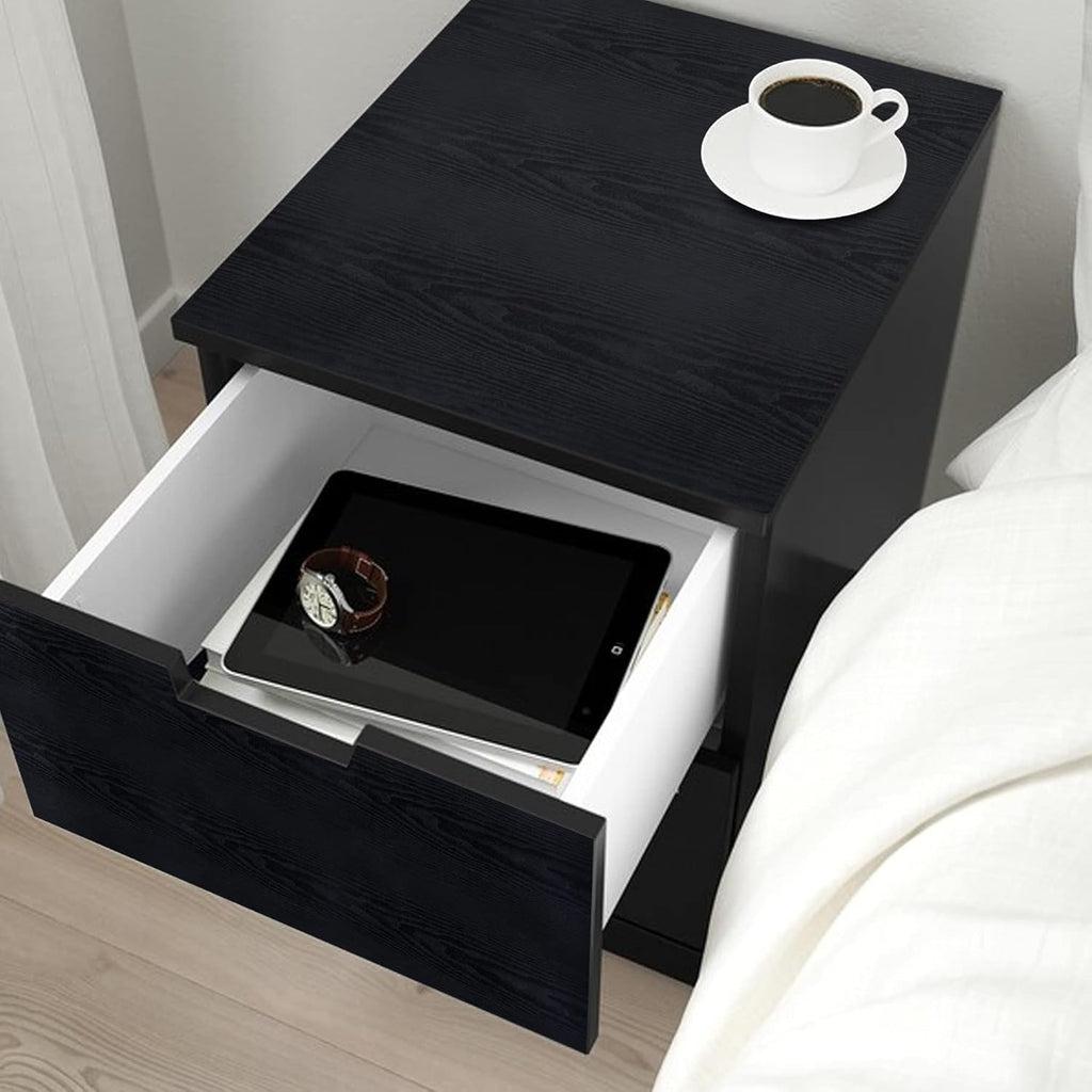 Barn Black Wood Vinyl Wrap - 60x500cm Self-Adhesive Waterproof Furniture & Wallpaper Film - DIY Countertop, Shelf Liner, Kitchen Upgrade | Limited-Time Bargain!