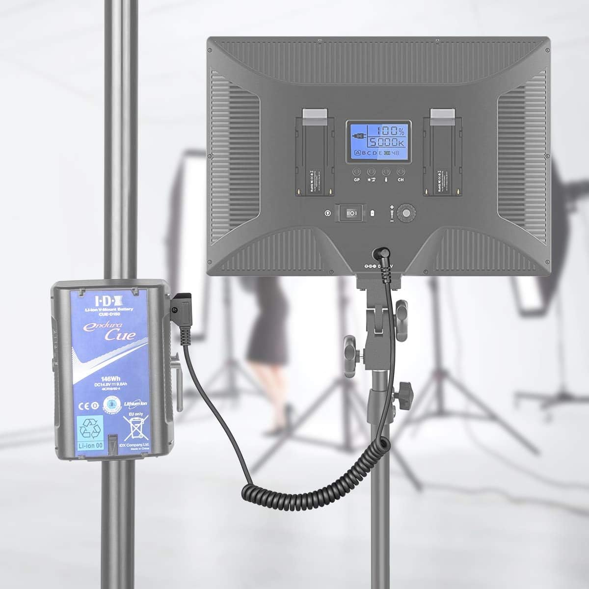 FOMITO D-Tap to DC Coiled Cable - Zeta Store