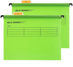 Srvnpioy Foolscap Suspension Files! 12+3 FREE Foolscap Hanging Files - 4 Colours + Bonus Green! - Zeta Store