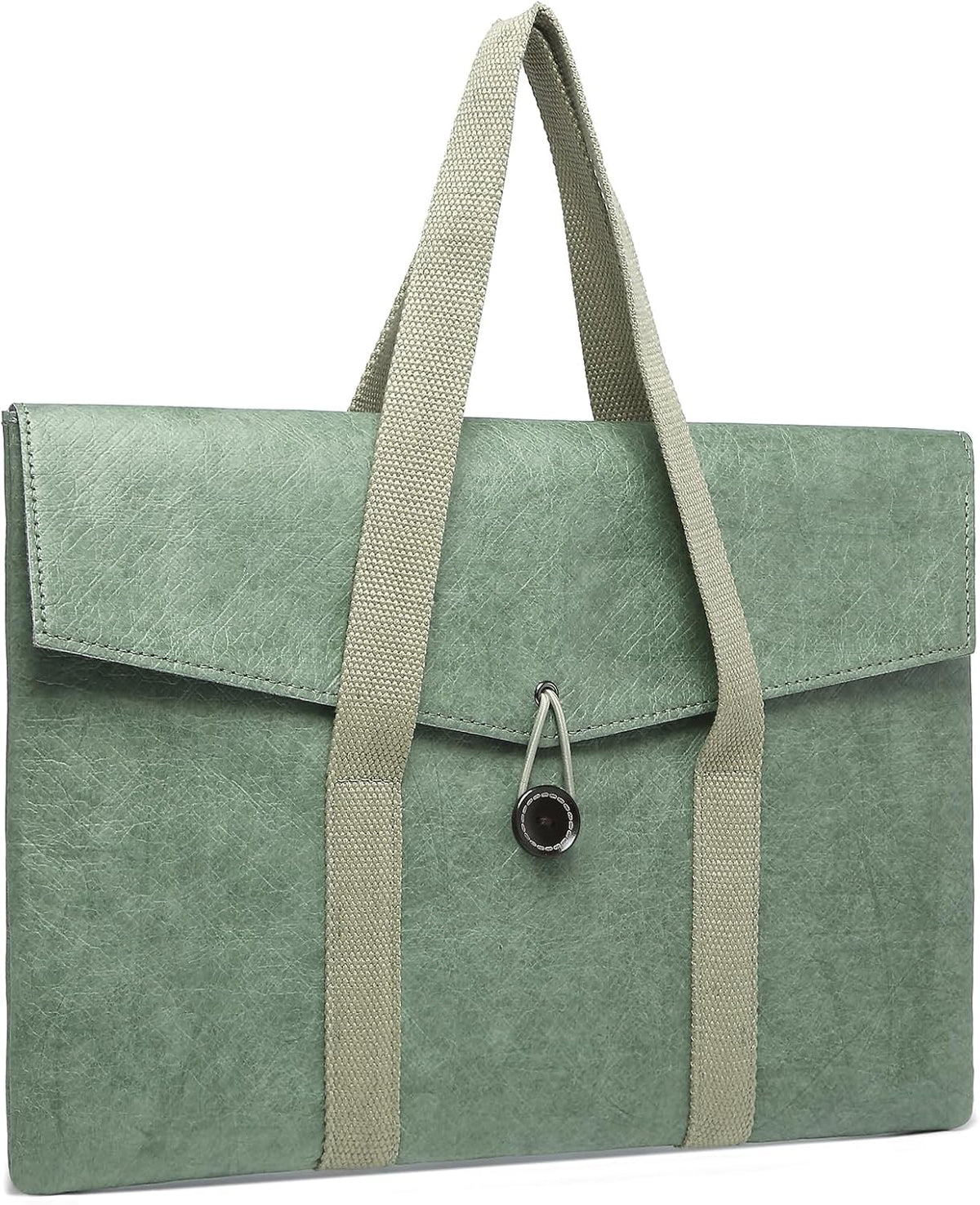 GAOCHY 13 Inch Tyvek Laptop Sleeve Tote - Slim Envelope Case in Spruce Green - Lightweight 180g Protective Bag for MacBook Air 13.6 M4M3M2, MacBook Pro 13.3, iPad AirPro 13, Dell, HP, Surface