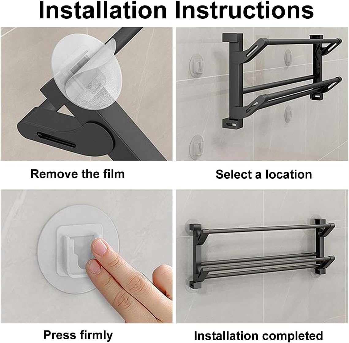 Geejia Wall-Mounted Shoe Rack - Only £5.50
