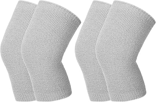 2-Pack Geyoga Stretchy Knit Knee Warmers – Thermal Support for Sleep, Arthritis & Sports - Zeta Store