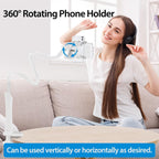 Filltown - 360° Adjustable Gooseneck Phone Holder for Bed & Desk - Flexible Arm, Universal Clip - Zeta Store