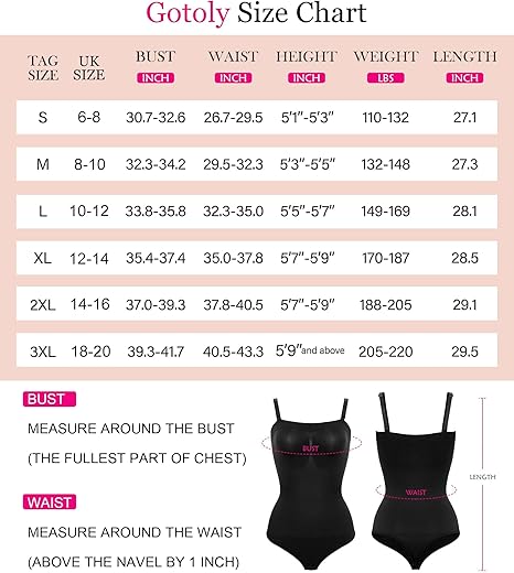 Gotoly. XL Strapless Shapewear Bodysuit – Tummy Control & Lift | Seamless Slimming Bodysuit with Removable Straps - Zeta Store