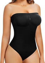 Gotoly. XL Strapless Shapewear Bodysuit – Tummy Control & Lift | Seamless Slimming Bodysuit with Removable Straps - Zeta Store