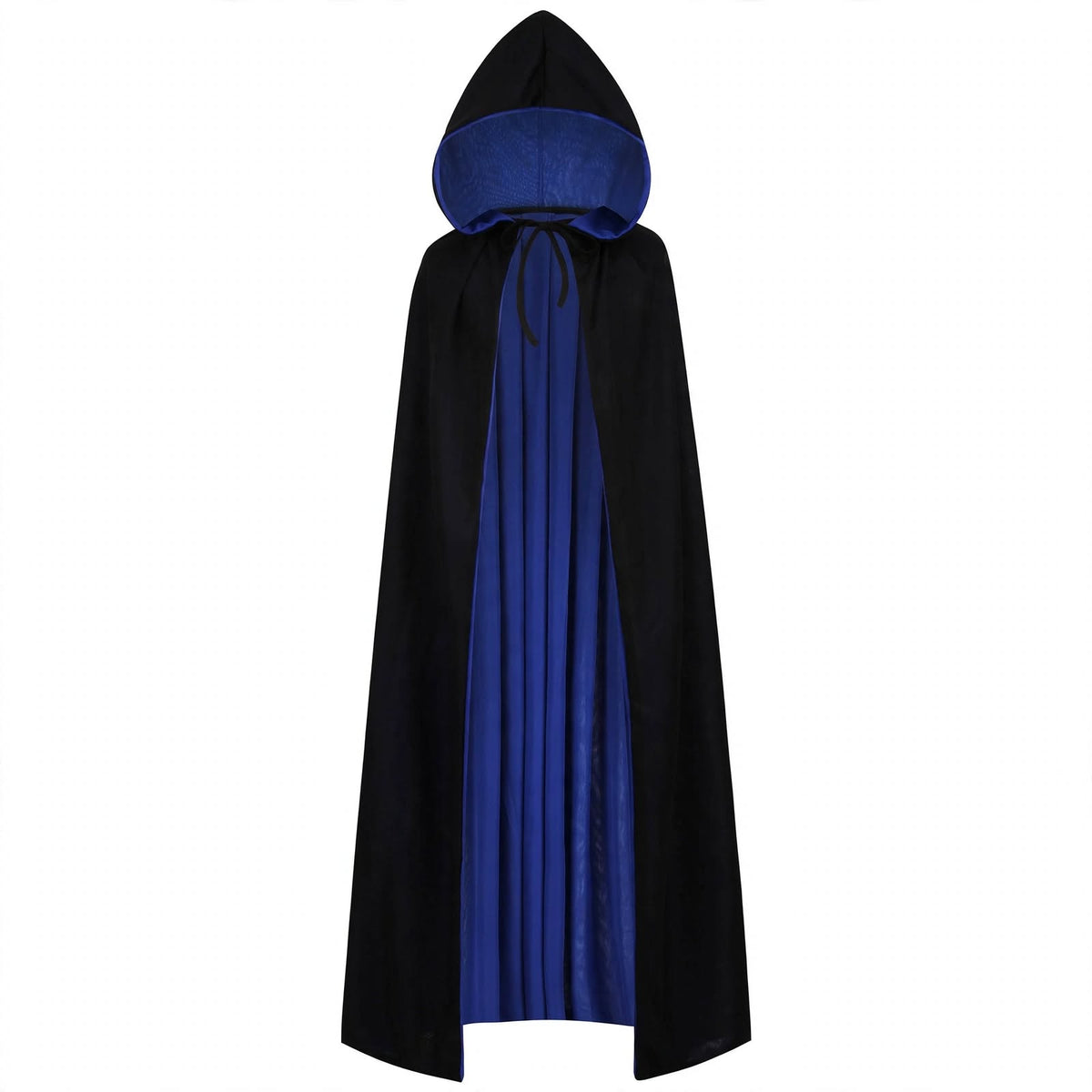 HAPNBCELE Reversible Hooded Cape - Vampire Wizard Cloak Costume - Halloween Masquerade
