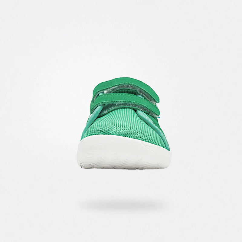 HOBIBEAR Kids Barefoot Shoes | Wide Toe Box Trail Runners | Breathable & Non-Slip | Minimalist Walking Shoes | Brand New | Green - UK 7 (EU 25)