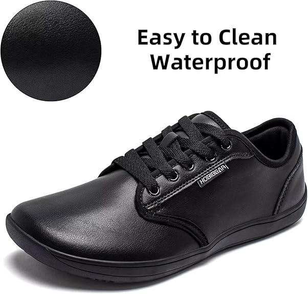 HOBIBEAR Unisex Barefoot Sneakers | Zero-Drop Minimalist Shoes | Wide Toe Box | Waterproof & Non-Slip | Memory Foam Insole | Brand New | UK 5.5 (EU 39)