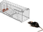 HOMEREVEL - Humane Mouse Traps (2-Pack) - No Kill, Catch & Release! Safe for Kids & Pets - No Poison, No Chemicals - Effective for Rats & Mice