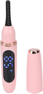 Handheld Electric Eyelash Curler with Intelligent Temperature Control, USB Charging & Electric Heating for Long Lasting Curls (Pink) - Zeta Store