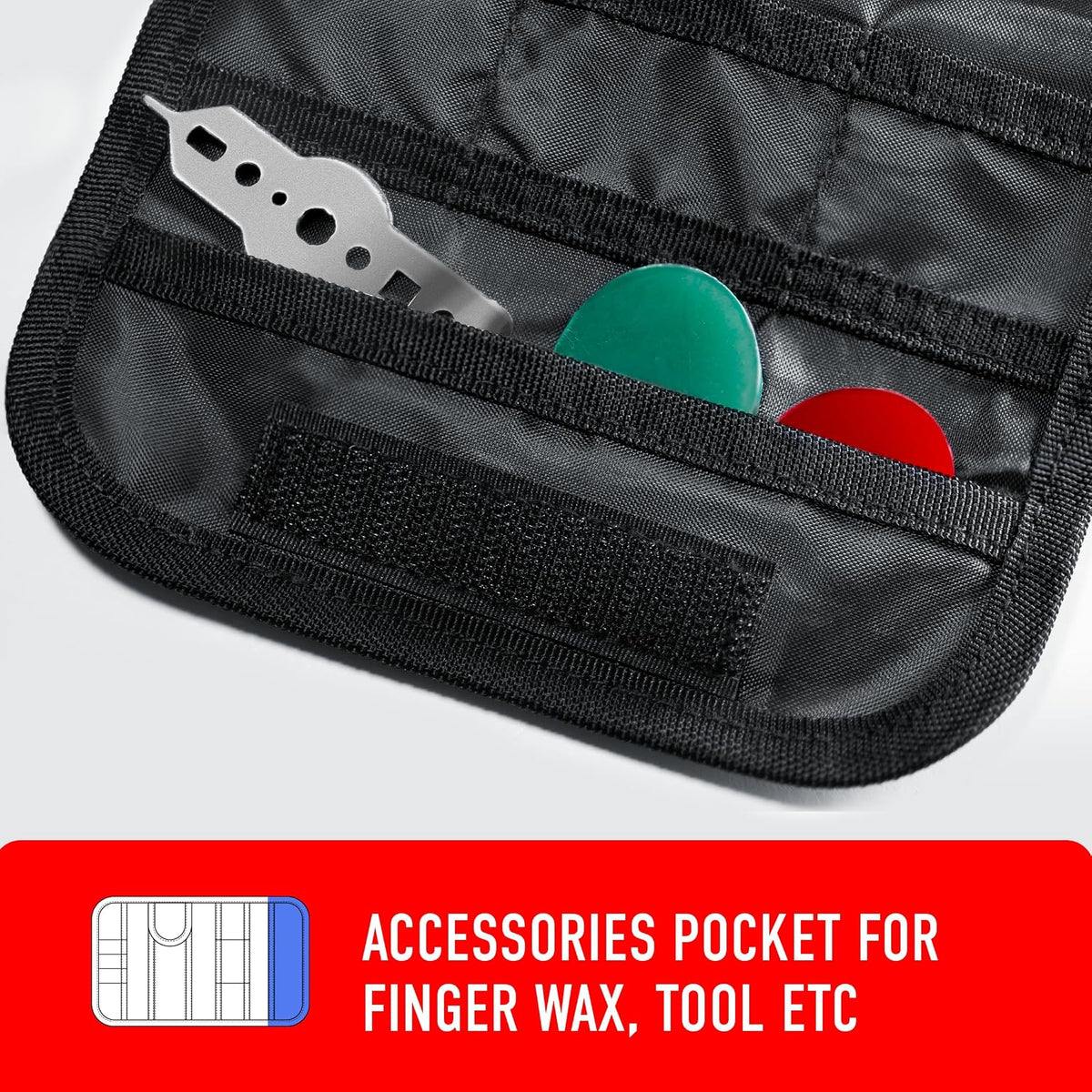 Harrows England Blaze 3 Darts Wallet - Professional Black Darts Case Holds 3 Fully Assembled Darts + 50 Accessories