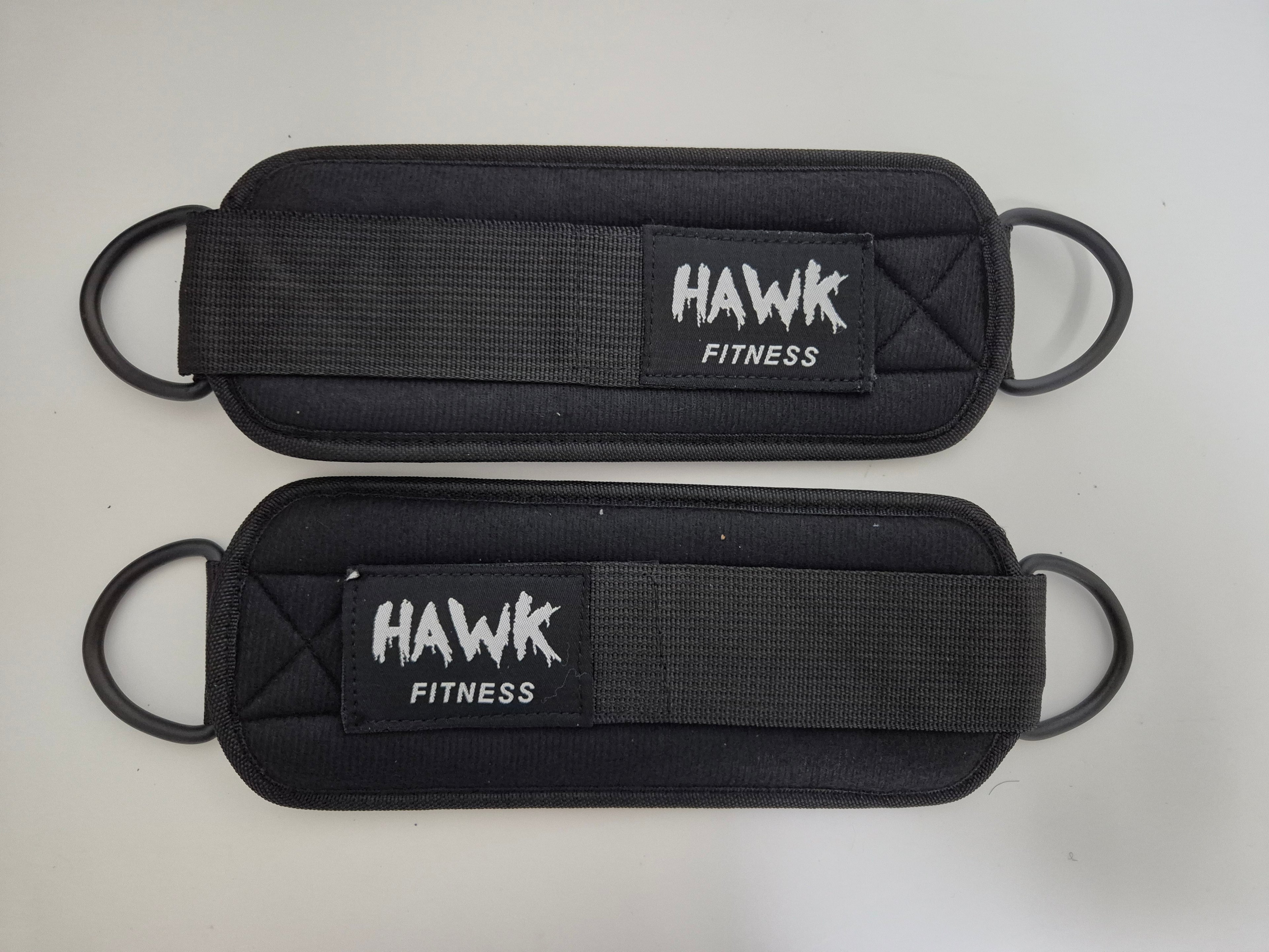 Hawk Fitness Ankle Straps – Premium Neoprene Gym Cuffs | Heavy Duty D-Rings | Lower Body Sculpting - Zeta Store
