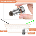IZZU M12x1.75 Magnetic Oil Drain Bolt - 5000GS Stainless Steel Leak-Proof Plug with Copper Gasket - Zeta Store
